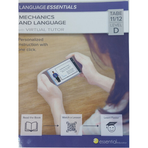 Language Essentials: Mechanics And Language Table 11/12 Level D GED Preparation - Picture 2 of 3